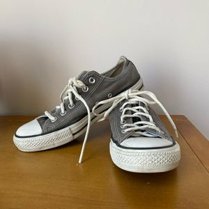 Gray converse unisex
